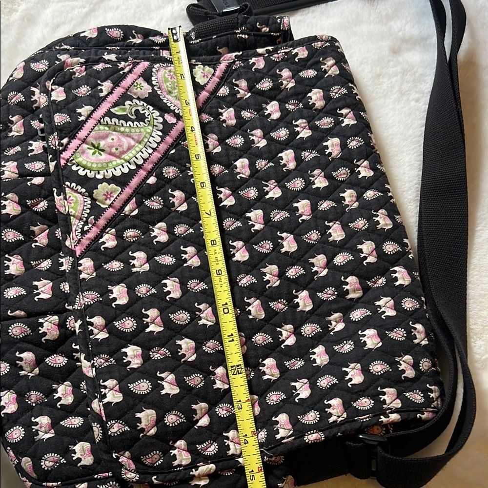 Vera Bradley Elephant Paisley Quilted Shoulder Bag - Picture 9 of 10